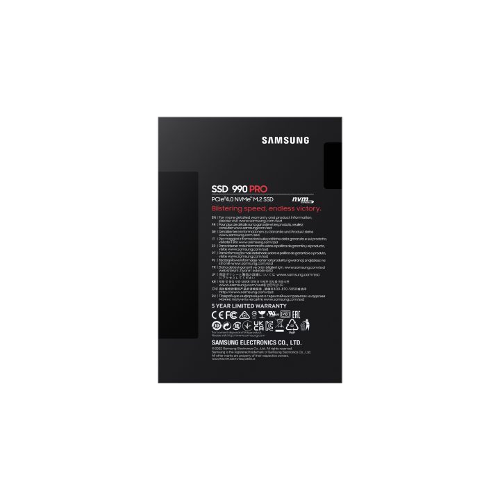 Samsung 990 Pro MZ-V9P2T0BW-SSD 2 TB M.2 NVMe PCIe 4.0