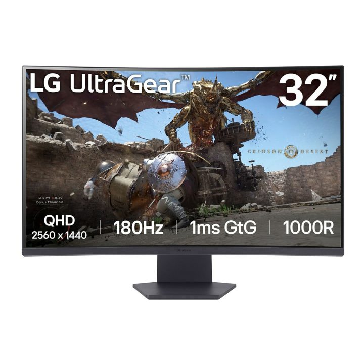 LG 32GS60QC-B 31,5" QHD VA curvo