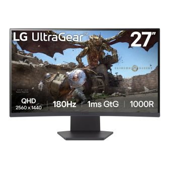 LG 27GS60QC-B 27" QHD 180 Hz Curved VA