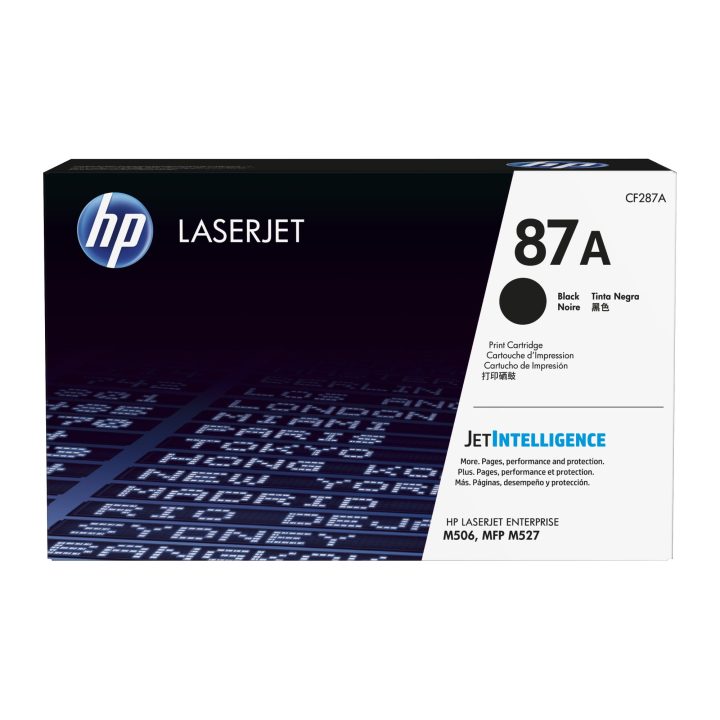 HP Original LaserJet 87A Black Toner Cartridge