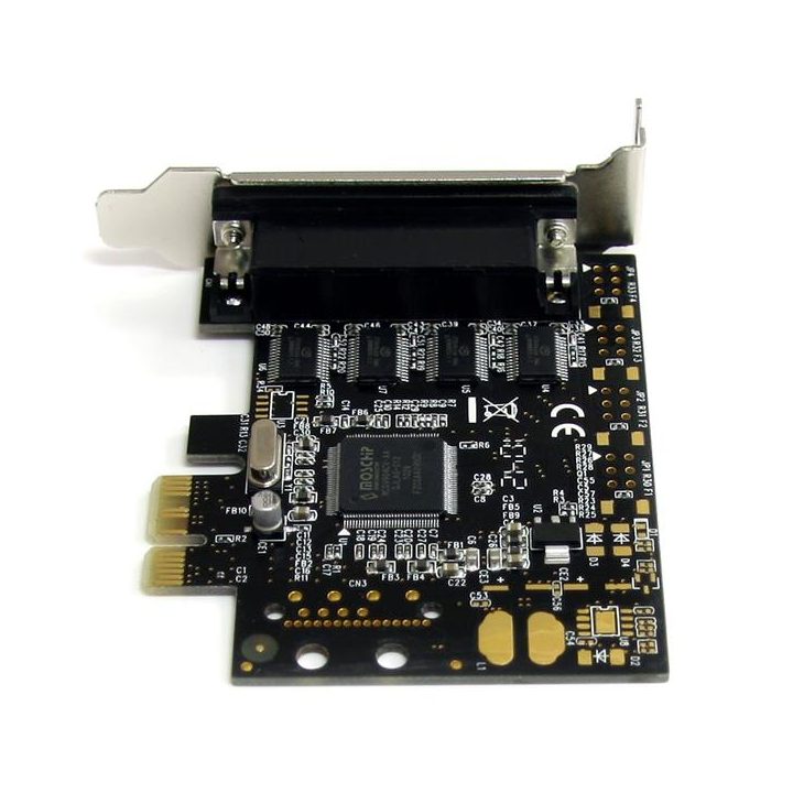 StarTech.com Tarjeta Adaptadora PCI Express PCIe de 4 Puertos Serie…