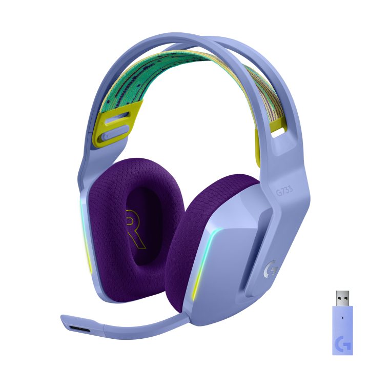 Logitech G G733 Wireless Over-Ear Headphones (981-000883)