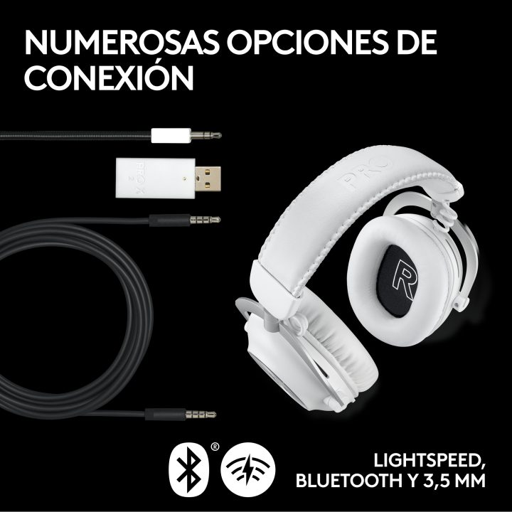 Auscultadores sem fios de arco Logitech G Pro X 2 (981-001269)