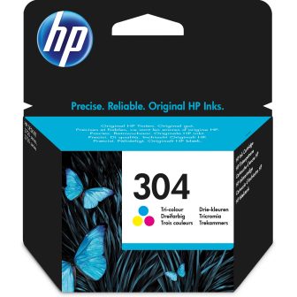 HP Original 304 Tri-Color Ink Cartridge