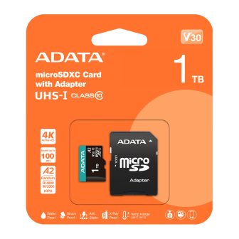 Memória flash ADATA AUSDX1TUI3V30SA2-RA1 1 TB MicroSDXC UHS-I Classe…