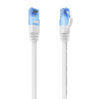 AISENS Cable De Red Latiguillo RJ45 Cat.6 UTP AWG26 CCA, Blanco, 0.75…