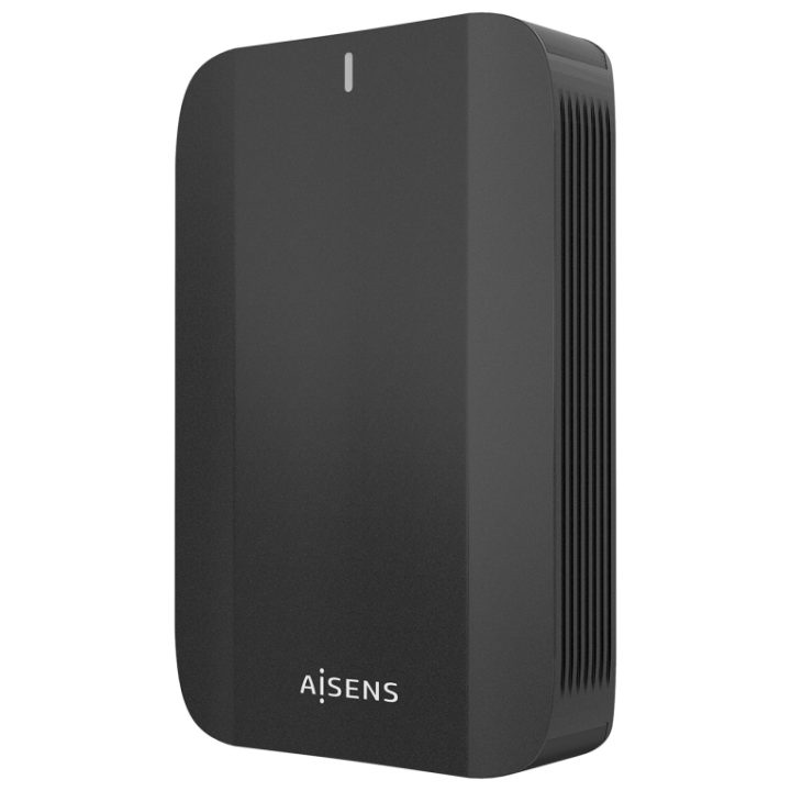 AISENS Caja Externa, 3,5" SATA a USB-C USB3.1 GEN1, Negro