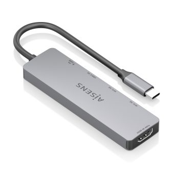 AISENS USB-C Dock 5 em 1, USB-C para 1xHDMI 2xUSB-A 1xUSB-C 1xUSB-C…
