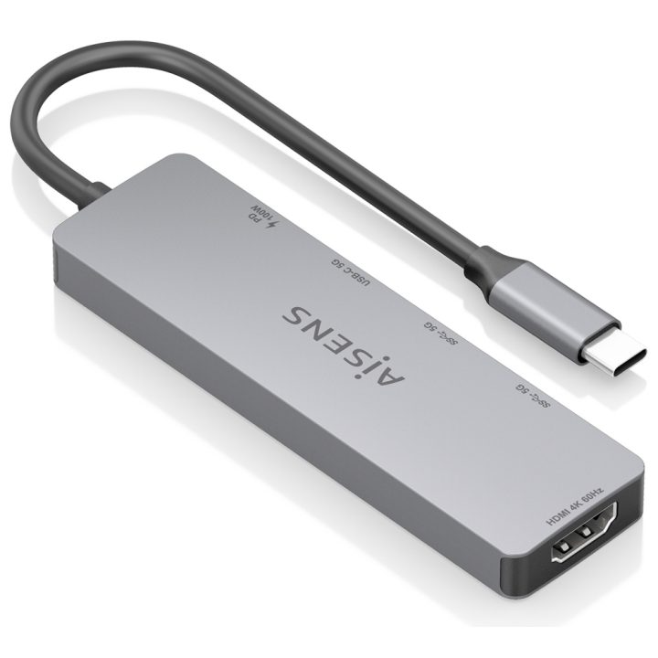 AISENS USB-C Dock 5 en 1, USB-C a 1xHDMI 2xUSB-A 1xUSB-C 1xUSB-C PD…