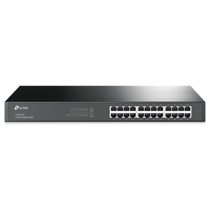 TP-Link TL-SG1024 Unmanaged L2 Gigabit Ethernet (10/100/1000) Switch…