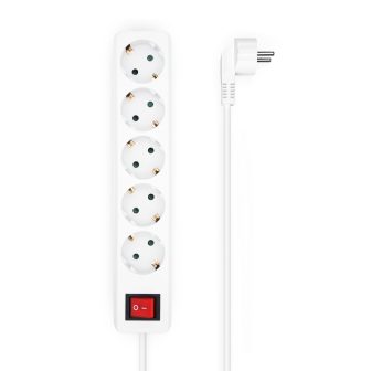 AISENS Multiple Power Strip 5 Outlets with Switch with Cable…
