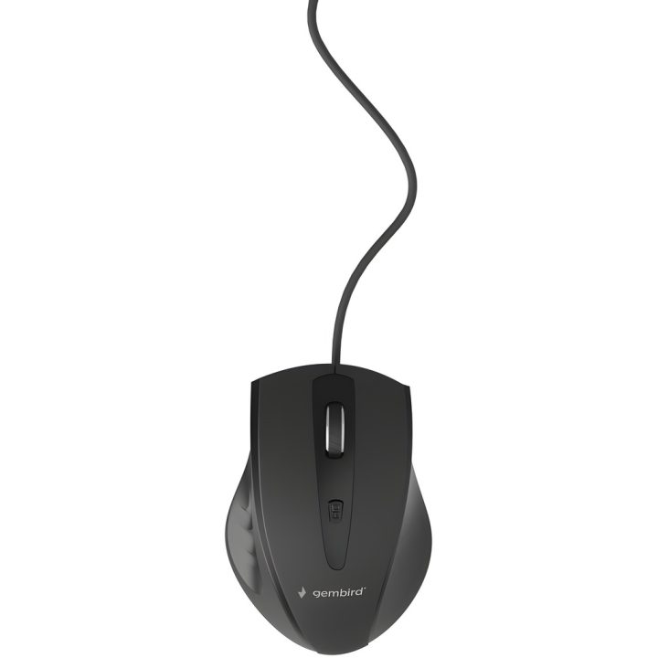 Gembird MUS-4B-02 Right-Handed Optical USB Mouse for Office, 1200 DPI