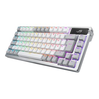ASUS ROG Azoth Gaming Keyboard USB + RF Wireless + Bluetooth White