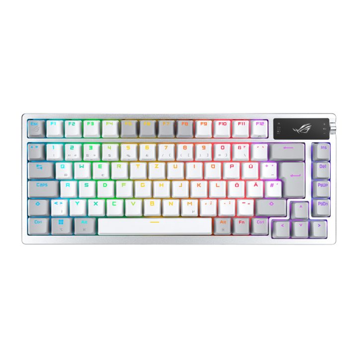 ASUS ROG Azoth Teclado de Jogo USB + RF Wireless + Bluetooth Branco