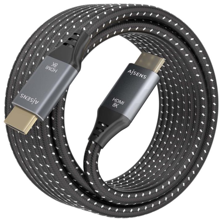 Cabo HDMI AISENS V2.1 Ultra Alta Velocidade / HEC 8k@60Hz 48Gbps…