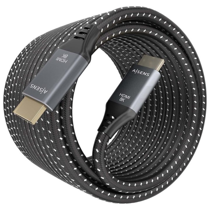 Cabo HDMI AISENS V2.1 Ultra Alta Velocidade / HEC 8k@60Hz 48Gbps…