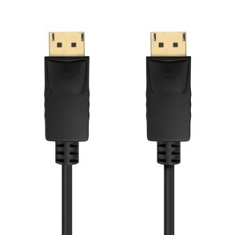 AISENS Cable DISPLAYPORT V1.2 CCS 4K@60Hz, DP/M-DP/M, Negro, 1.0m