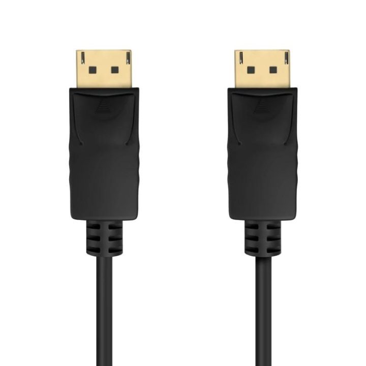 AISENS DISPLAYPORT V1.2 CCS 4K@60Hz Cable, DP/M-DP/M, Black, 1.0m