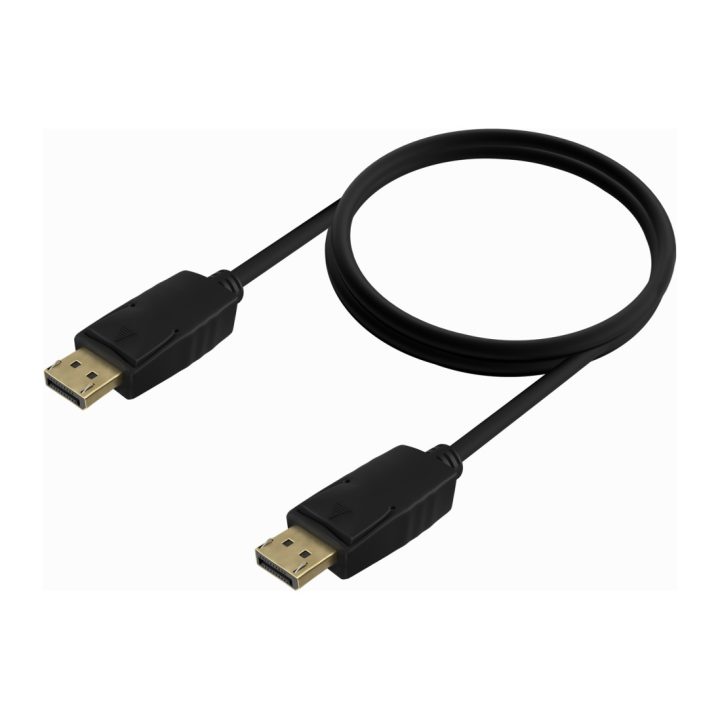 AISENS Cable DISPLAYPORT V1.2 CCS 4K@60Hz, DP/M-DP/M, Preto, 1.0m