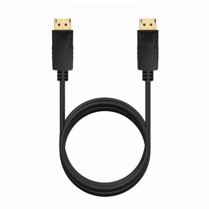 AISENS Cable DISPLAYPORT V1.2 CCS 4K@60Hz, DP/M-DP/M, Preto, 1.0m