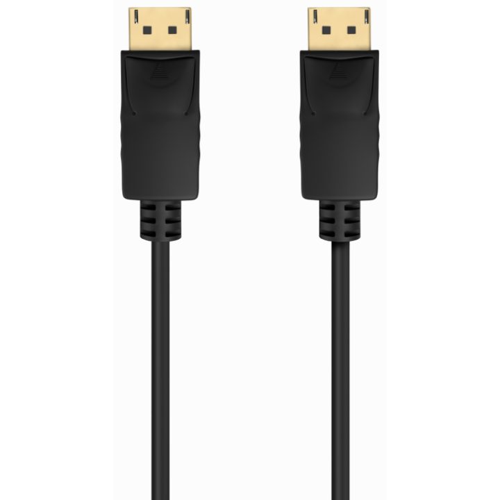 AISENS Cable DISPLAYPORT V1.2 CCS 4K@60Hz, DP/M-DP/M, Negro, 1.0m