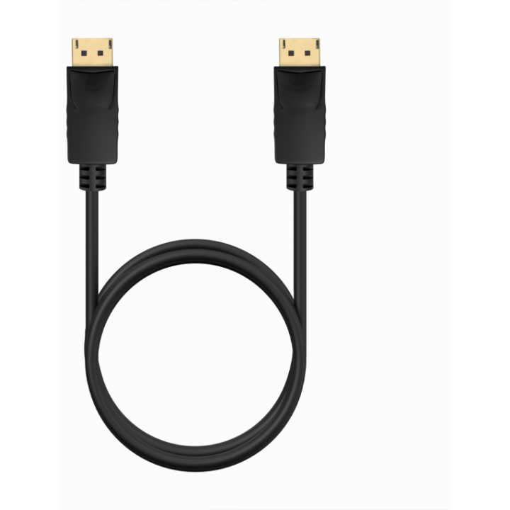 AISENS Cable DISPLAYPORT V1.2 CCS 4K@60Hz, DP/M-DP/M, Preto, 1.0m