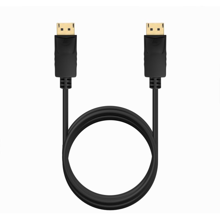 AISENS DISPLAYPORT V1.2 CCS 4K@60Hz Cable, DP/M-DP/M, Black, 1.0m