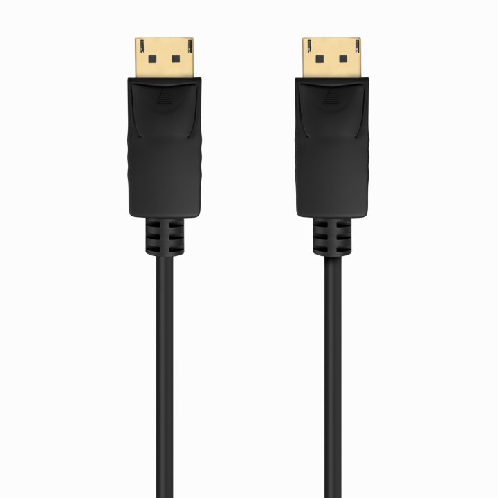 AISENS Cable DISPLAYPORT V1.2 CCS 4K@60Hz, DP/M-DP/M, Preto, 1.0m