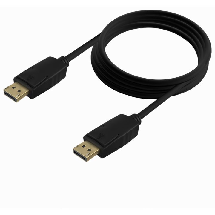 AISENS Cable DISPLAYPORT V1.2 CCS 4K@60Hz, DP/M-DP/M, Negro, 1.0m
