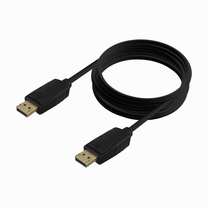 AISENS Cable DISPLAYPORT V1.2 CCS 4K@60Hz, DP/M-DP/M, Negro, 1.0m