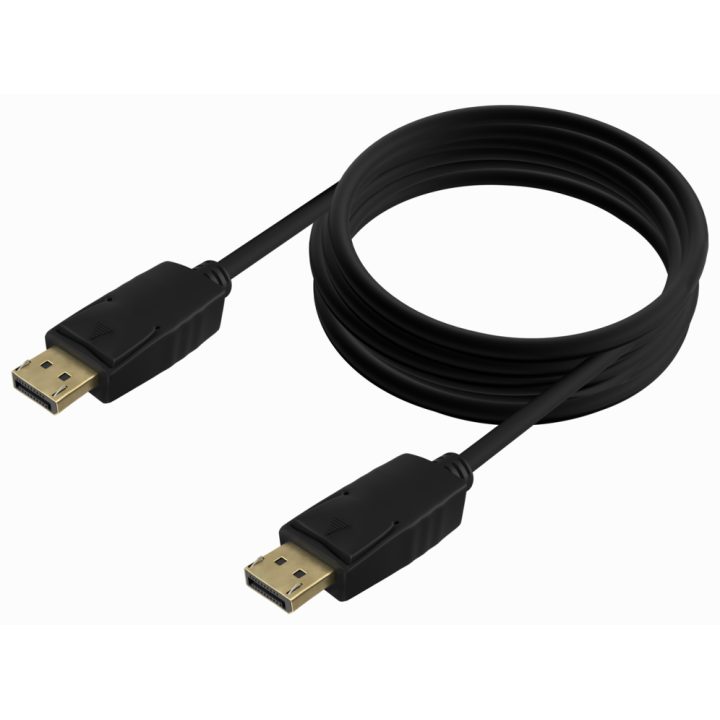 AISENS Cable DISPLAYPORT V1.2 CCS 4K@60Hz, DP/M-DP/M, Negro, 1.0m