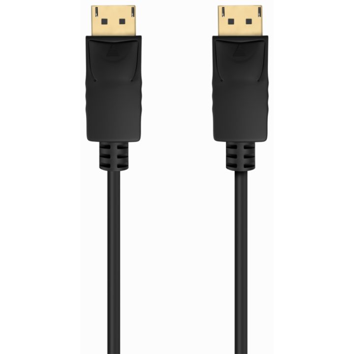 AISENS Cable DISPLAYPORT V1.2 CCS 4K@60Hz, DP/M-DP/M, Negro, 1.0m