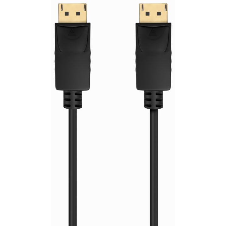 AISENS Cable DISPLAYPORT V1.2 CCS 4K@60Hz, DP/M-DP/M, Negro, 1.0m