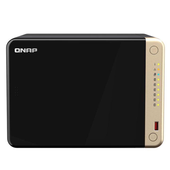 QNAP TS-664 NAS Tower Intel® Celeron® N5095 8 GB DDR4 0 TB QNAP QTS…