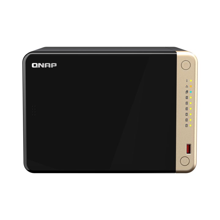 QNAP TS-664 NAS Tower Intel® Celeron® N5095 8 GB DDR4 0 TB QNAP QTS…