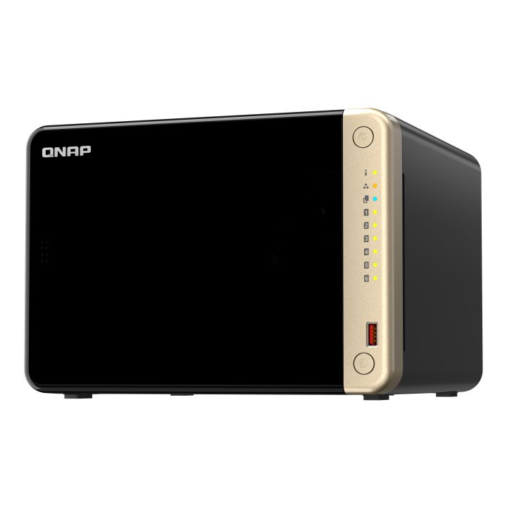 QNAP TS-664 NAS Tower Intel® Celeron® N5095 8 GB DDR4 0 TB QNAP QTS…