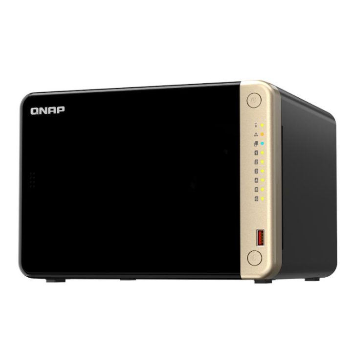 QNAP TS-664 NAS Tower Intel® Celeron® N5095 8 GB DDR4 0 TB QNAP QTS…