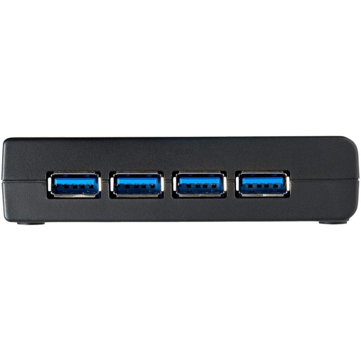 StarTech.com USB 3.0 SuperSpeed 4-Port Hub Adapter - Black