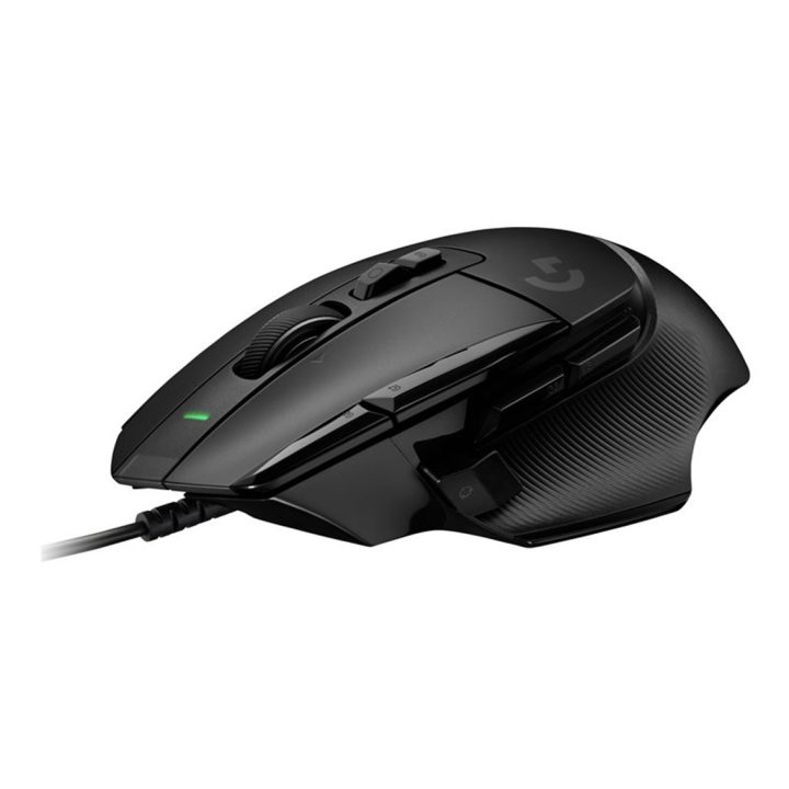 Logitech Ratón - óptico - cableado - USB - negro (910-006138)