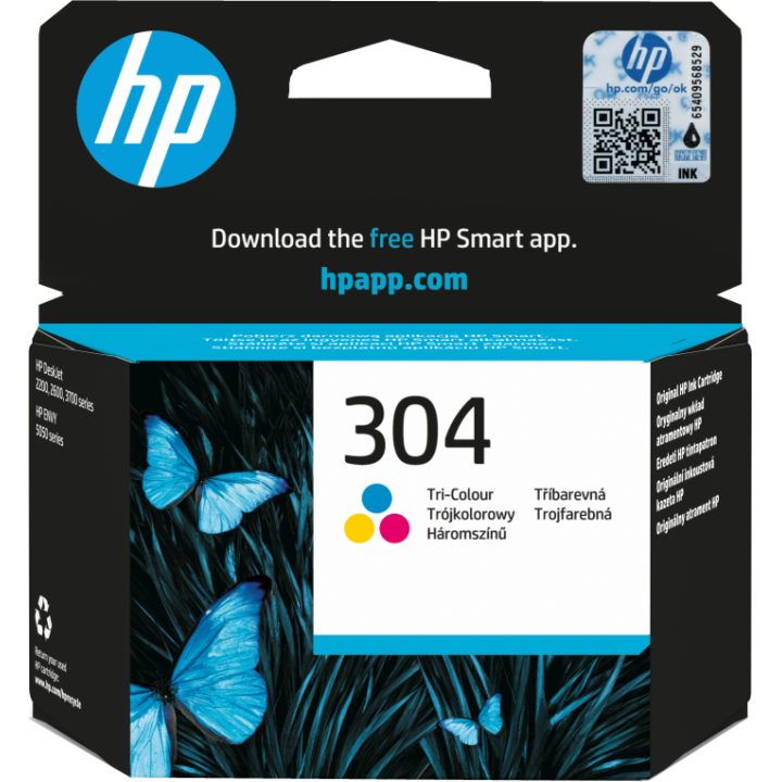 HP Original 304 Tri-Color Ink Cartridge