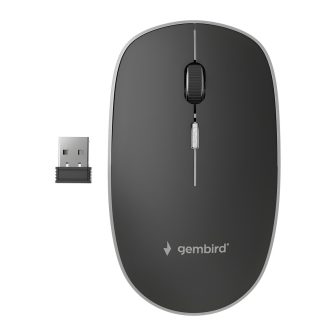 Gembird MUSW-4B-01 ratón Oficina Ambidextro RF inalámbrico Óptico…