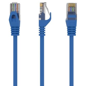 Gembird PP6U-0.5M cabo de rede Azul 0,5 m Cat6 U/UTP (UTP)…
