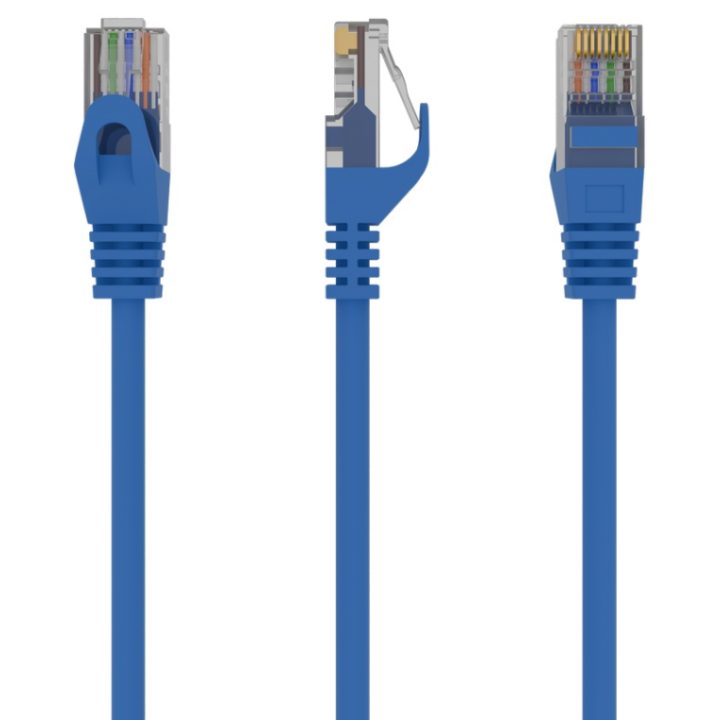 Gembird PP6U-0.5M cabo de rede Azul 0,5 m Cat6 U/UTP (UTP)…