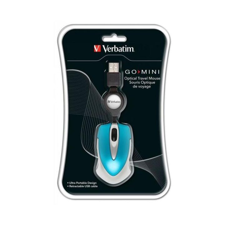 Verbatim Go Mini rato de escritório ambidestro USB tipo A óptico 1000…