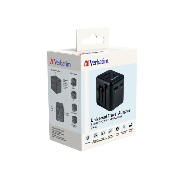 Verbatim uta-02 20W Universal Charger (49544)