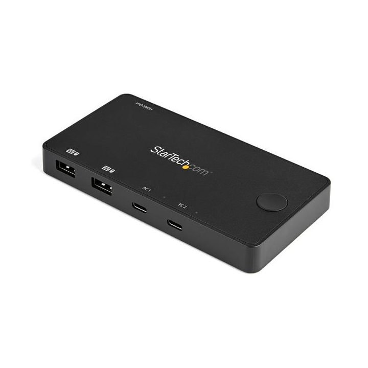 StarTech.com Comutador KVM USB Tipo C de 2 Portas - KVM USB C para…