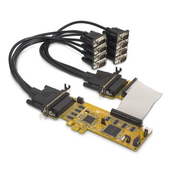 StarTech.com 8-Port PCI Express RS232 Serial Adapter Card - PCIe…