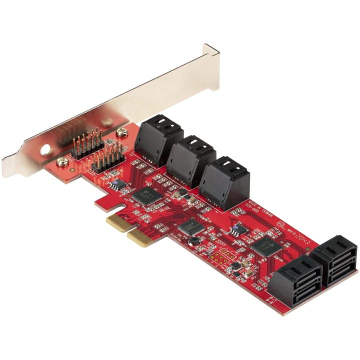 StarTech.com Tarjeta PCIe Controladora SATA de 10 Puertos - Tarjeta…
