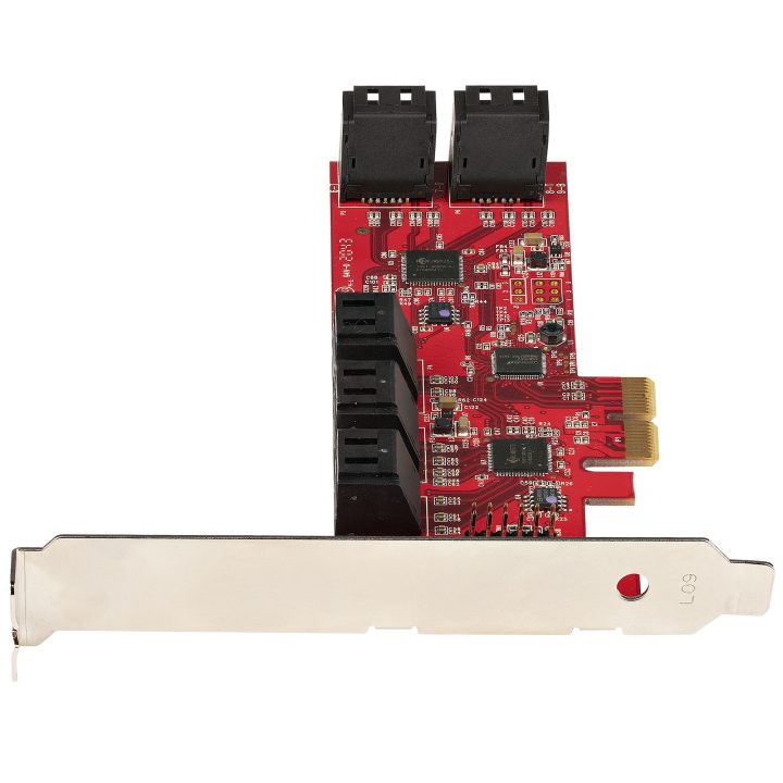 StarTech.com Tarjeta PCIe Controladora SATA de 10 Puertos - Tarjeta…