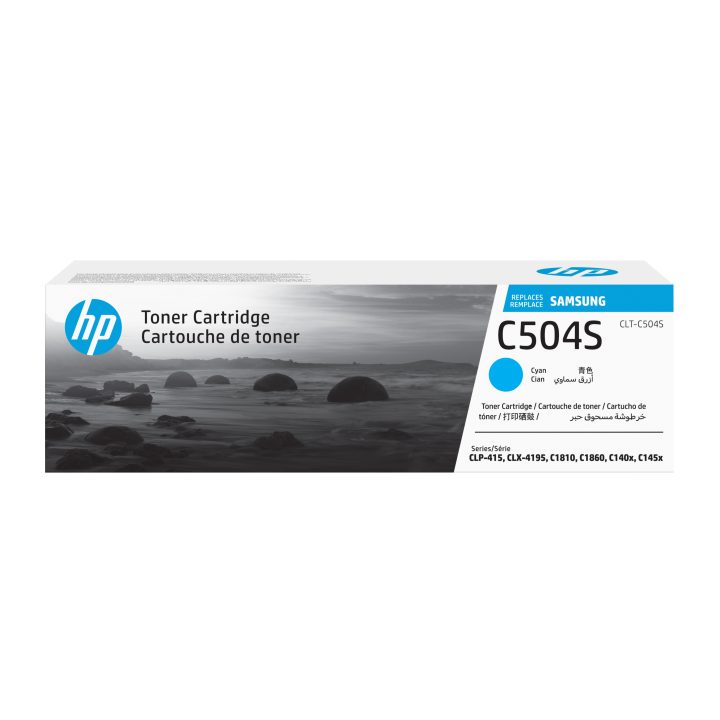 Samsung Cartucho de Tóner Original HP CLT-C504S ciano
